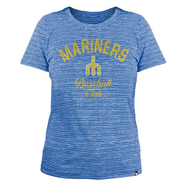 New Era Women's Seattle Mariners Space Dye Blue T-Shirt product image