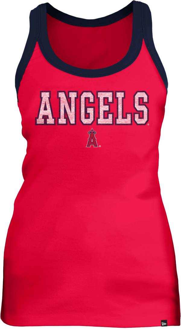 New Era Women's Los Angeles Angels Red Racerback Athletic Tank Top product image