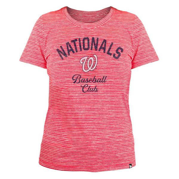New Era Women's Washington Nationals Space Dye Red T-Shirt product image