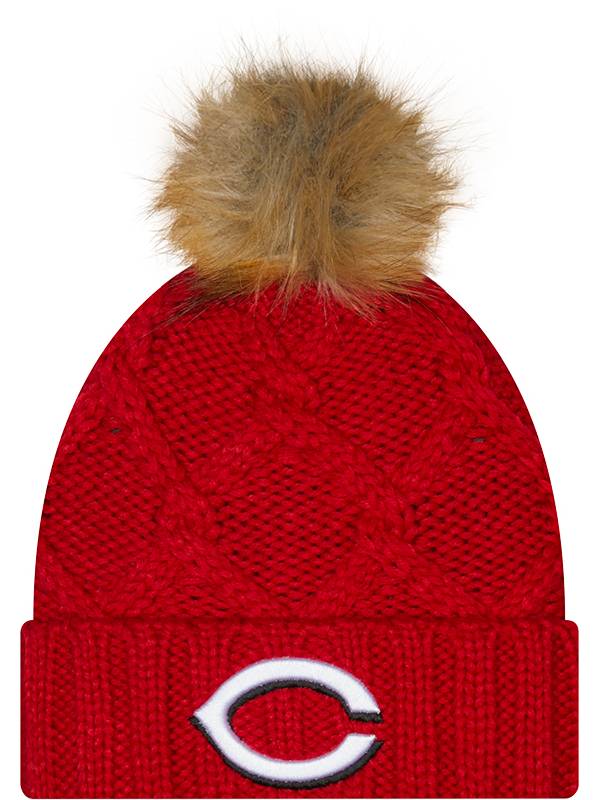 New Era Women's Cincinnati Reds Red Luxe Knit Hat