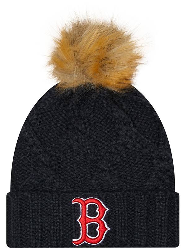 New Era Women's Boston Red Sox Navy Luxe Knit Hat