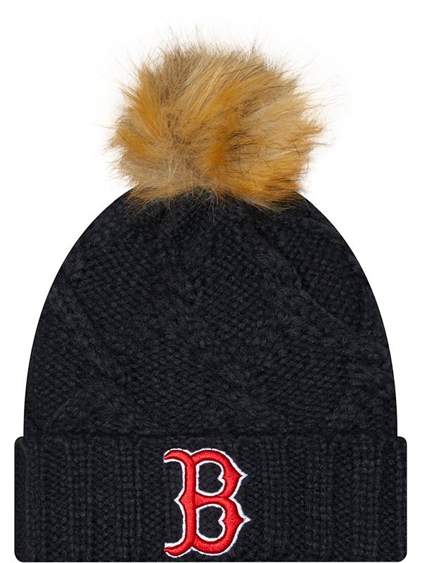 New Era Women's Boston Red Sox Navy Luxe Knit Hat product image