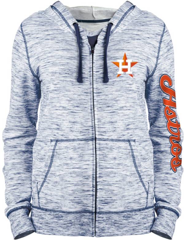 New Era Women's Houston Astros Blue Space Dye Hoodie