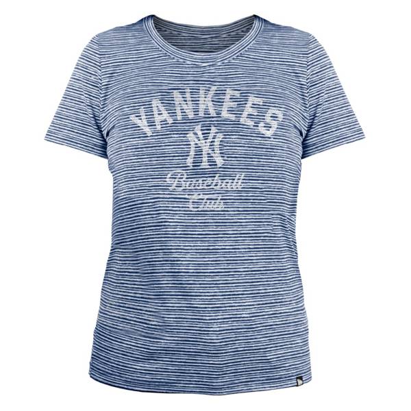 New Era Women's New York Yankees Space Dye Blue T-Shirt product image