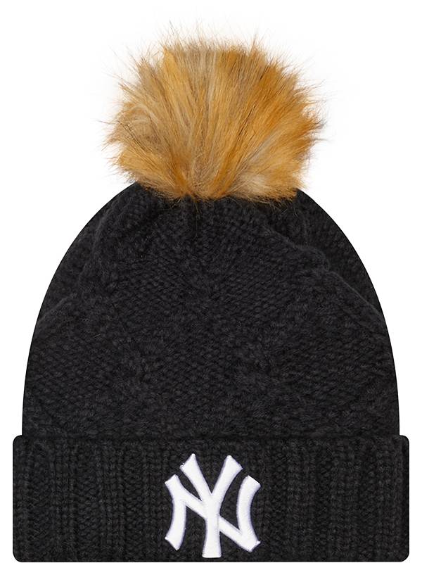 New Era Women's New York Yankees Navy Luxe Knit Hat product image