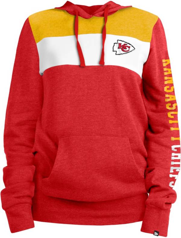 New Era Women's Kansas City Chiefs Fleece Red Pullover Hoodie