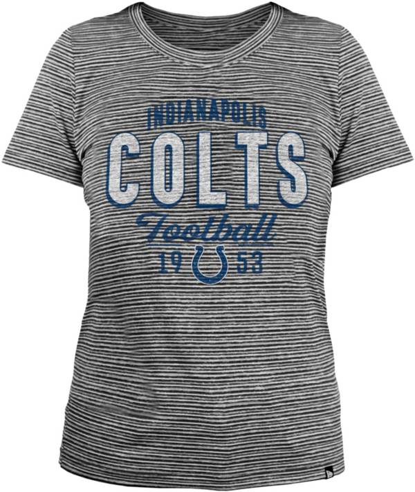 New Era Women's Indianapolis Colts Space Dye Grey T-Shirt product image