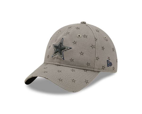 New Era Men's Dallas Cowboys Scatter Grey 9Twenty Adjustable Hat