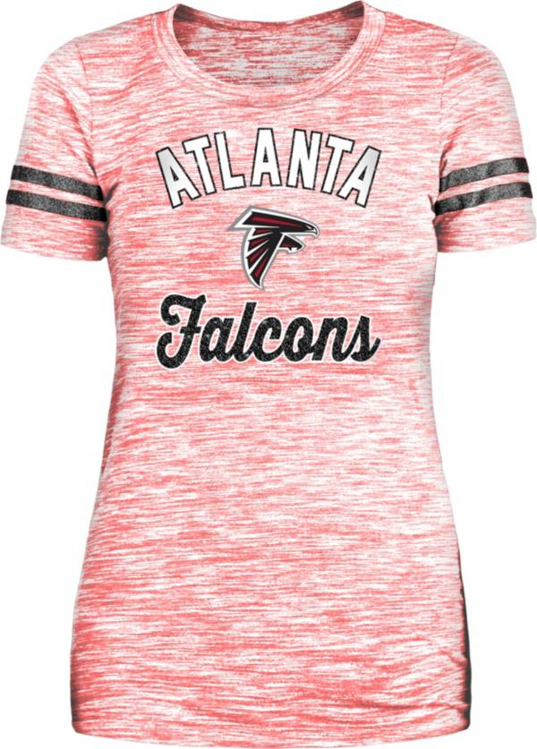 New Era Women's Atlanta Falcons Space Dye Glitter T-Shirt