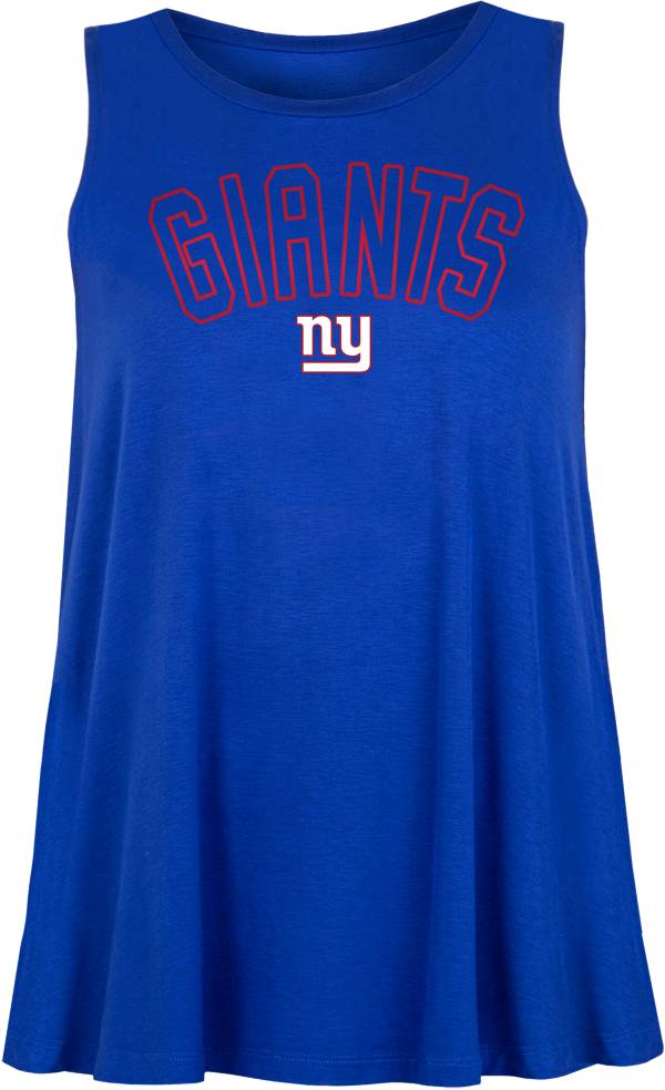 New Era Women's New York Giants Rayon Spandex Royal Tank Top