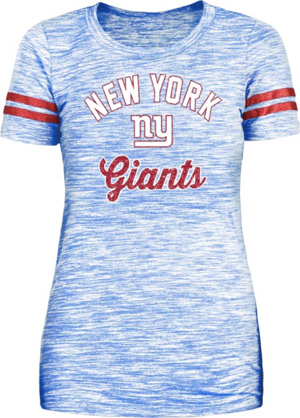 New Era Women's New York Giants Space Dye Glitter T-Shirt