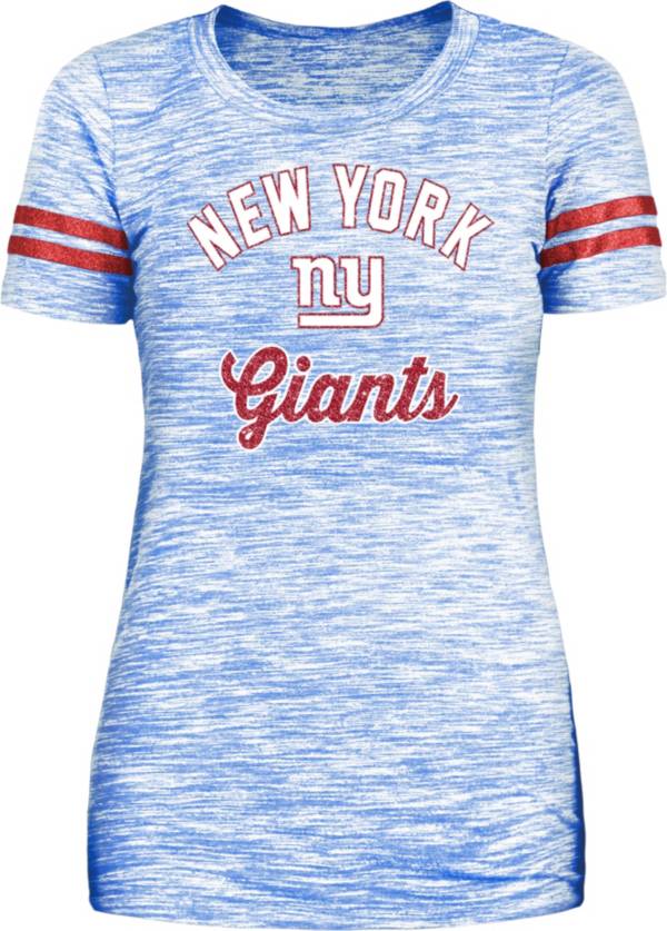 New Era Women's New York Giants Space Dye Glitter T-Shirt product image