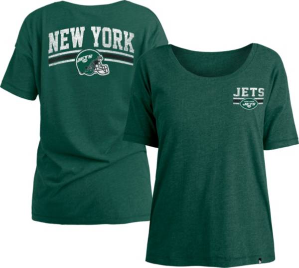 New Era Women's New York Jets Relaxed Back Green T-Shirt