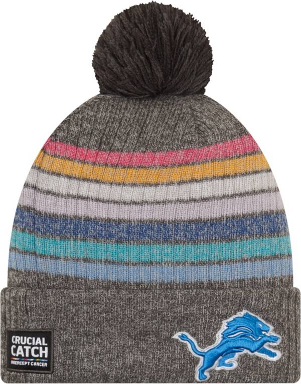 New Era Women's Detroit Lions Crucial Catch Grey Knit