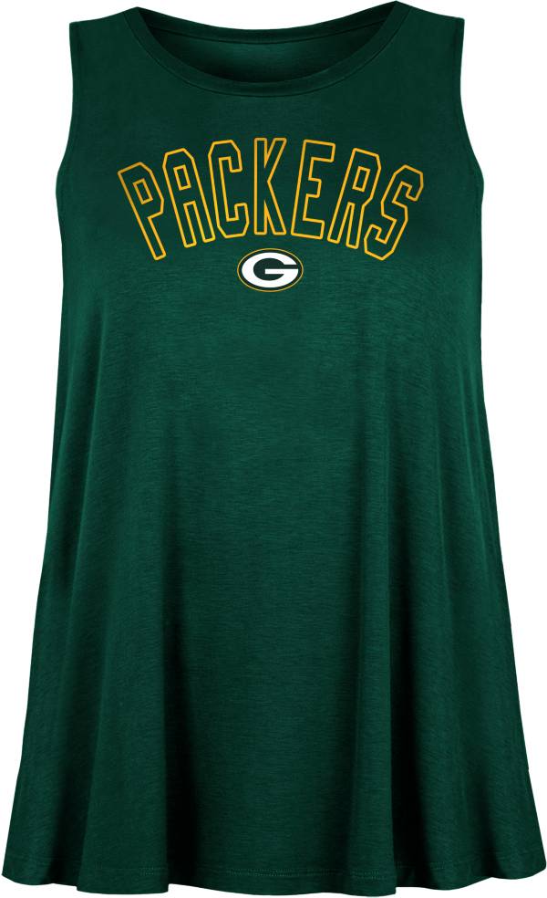 New Era Women's Green Bay Packers Rayon Spandex Green Tank Top