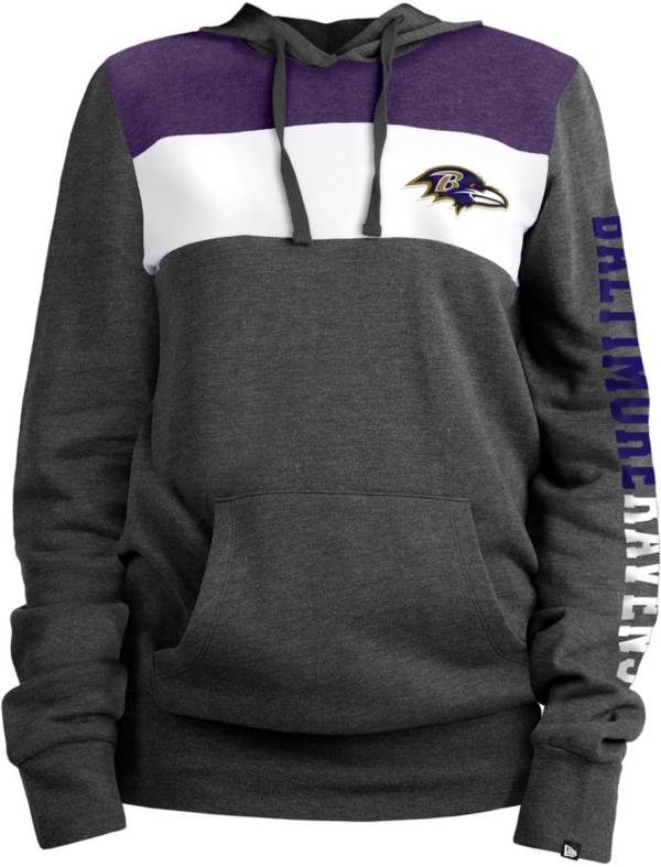 New Era Women's Baltimore Ravens Fleece Black Pullover Hoodie