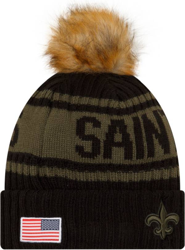 New Era Women's New Orleans Saints Salute to Service Black Knit