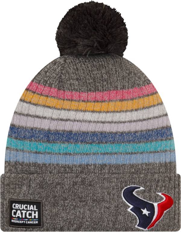 New Era Women's Houston Texans Crucial Catch Grey Knit