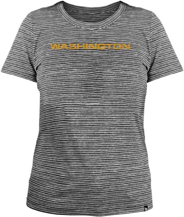 New Era Women's Washington Football Team Space Dye Grey T-Shirt