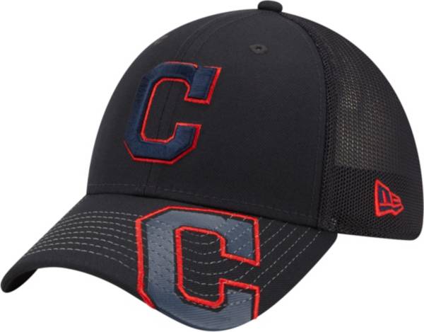 New Era Youth Cleveland Indians Navy 39Thirty Stretch Fit Hat