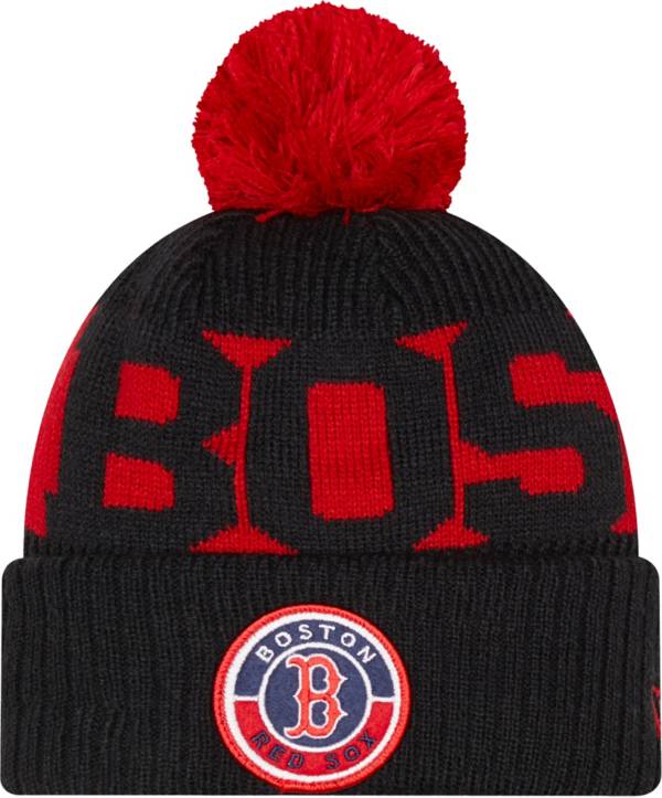 New Era Youth Boston Red Sox Navy Sport Knit Hat