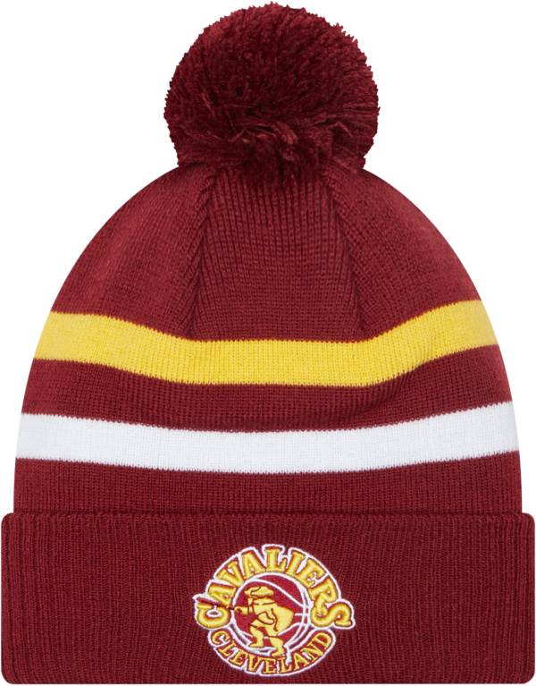 New Era Youth 2021-22 City Edition Cleveland Cavaliers Red Knit Hat