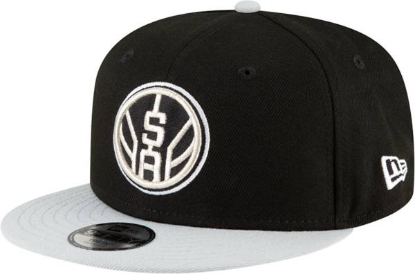 New Era Youth San Antonio Spurs Black 9Fifty Adjustable Hat