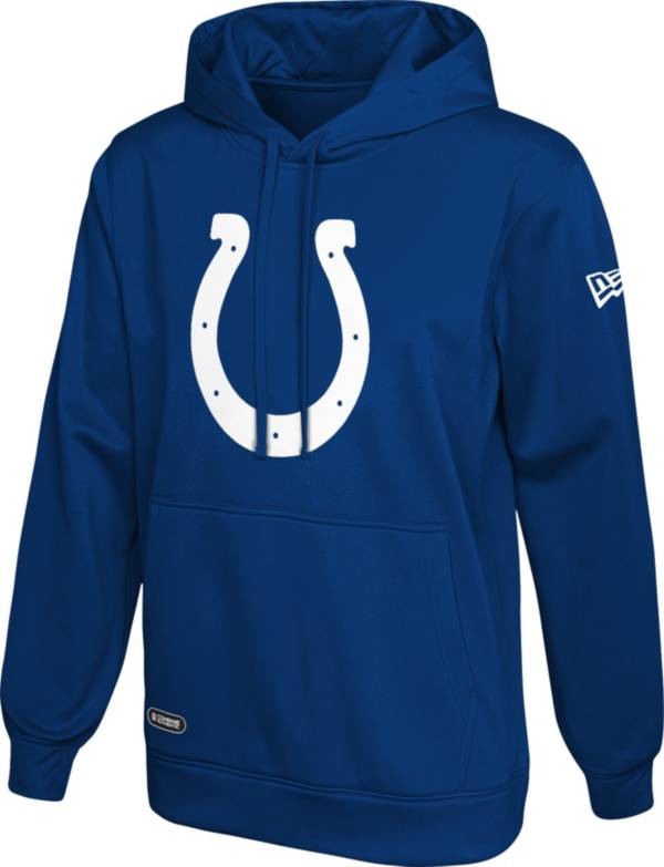 New Era Men's Indianapolis Colts Combine Stadium Blue Hoodie