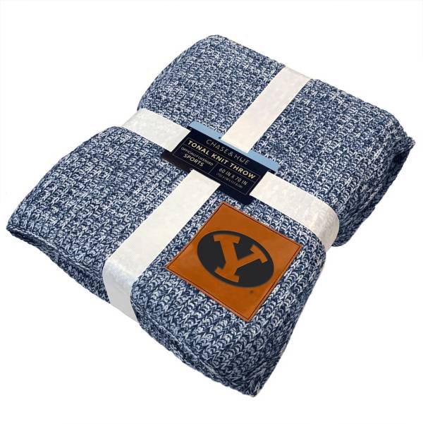 Pegasus Sports BYU Cougars 60'' x 70'' Cable Knit Blanket