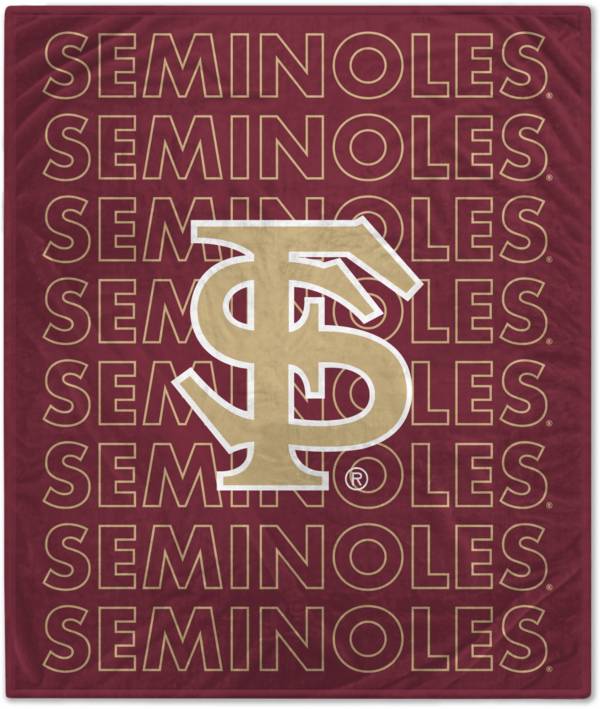 Pegasus Sports Florida State Seminoles 60'' x 70'' Echo Wordmark Blanket