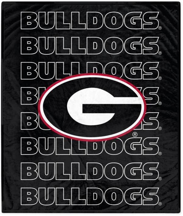 Pegasus Sports Georgia Bulldogs 60'' x 70'' Echo Wordmark Blanket