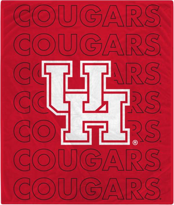 Pegasus Sports Houston Cougars 60'' x 70'' Echo Wordmark Blanket