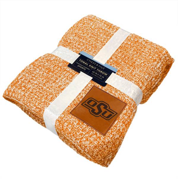 Pegasus Sports Oklahoma State Cowboys 60'' x 70'' Cable Knit Blanket