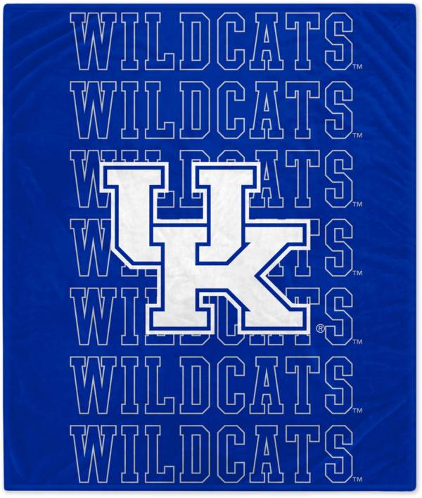 Pegasus Sports Kentucky Wildcats 60'' x 70'' Echo Wordmark Blanket