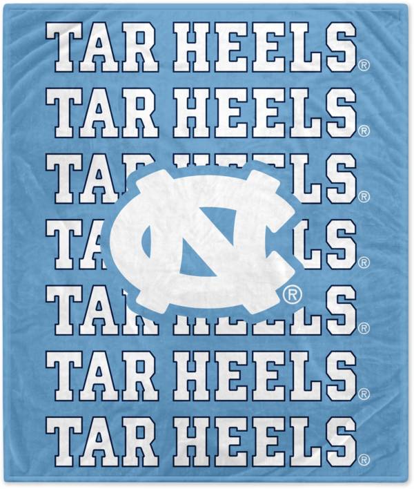 Pegasus Sports North Carolina Tar Heels 60'' x 70'' Echo Wordmark Blanket