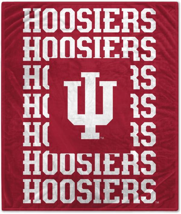 Pegasus Sports Indiana Hoosiers 60'' x 70'' Echo Wordmark Blanket