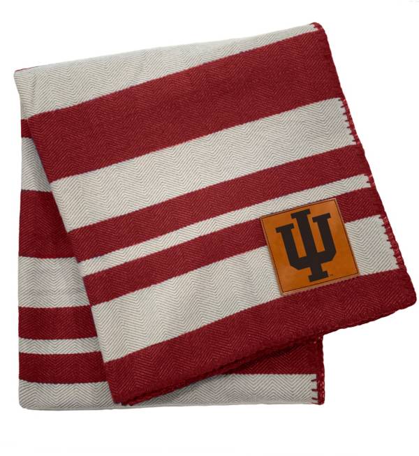 Pegasus Sports Indiana Hoosiers 60'' x 70'' Acrylic Stripe Throw Blanket