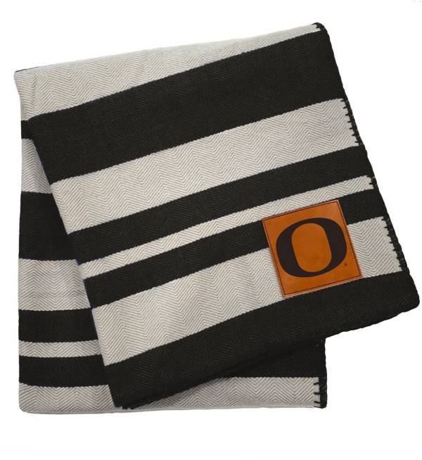 Pegasus Sports Oregon Ducks 60'' x 70'' Acrylic Stripe Throw Blanket