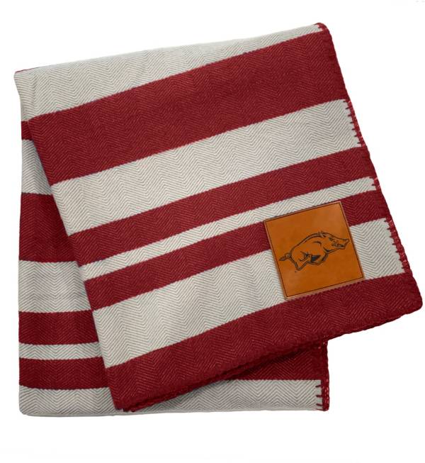 Pegasus Sports Arkansas Razorbacks 60'' x 70'' Acrylic Stripe Throw Blanket
