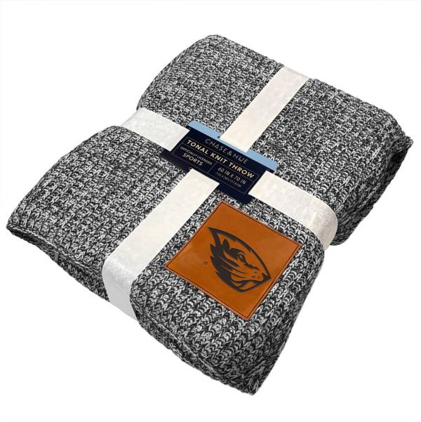 Pegasus Sports Oregon State Beavers 60'' x 70'' Cable Knit Blanket