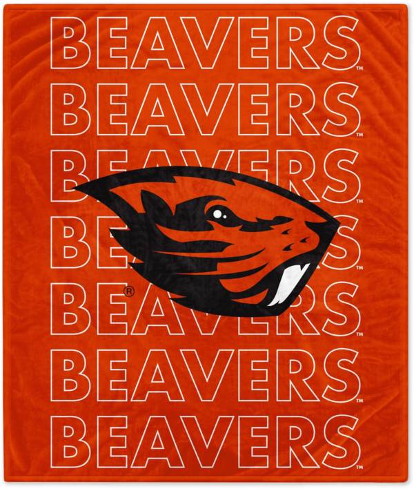 Pegasus Sports Oregon State Beavers 60'' x 70'' Echo Wordmark Blanket