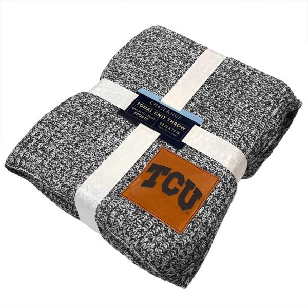 Pegasus Sports TCU Horned Frogs 60'' x 70'' Cable Knit Blanket