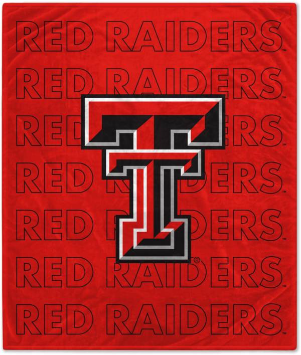 Pegasus Sports Texas Tech Red Raiders 60'' x 70'' Echo Wordmark Blanket