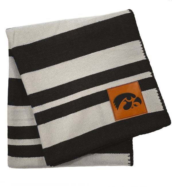 Pegasus Sports Iowa Hawkeyes 60'' x 70'' Acrylic Stripe Throw Blanket