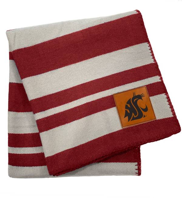 Pegasus Sports Washington State Cougars 60'' x 70'' Acrylic Stripe Throw Blanket