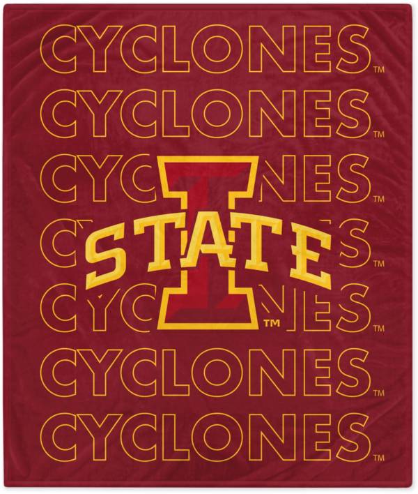 Pegasus Sports Iowa State Cyclones 60'' x 70'' Echo Wordmark Blanket