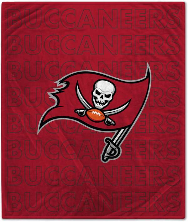 Pegasus Sports Tampa Bay Buccaneers 60'' x 70'' Echo Wordmark Blanket