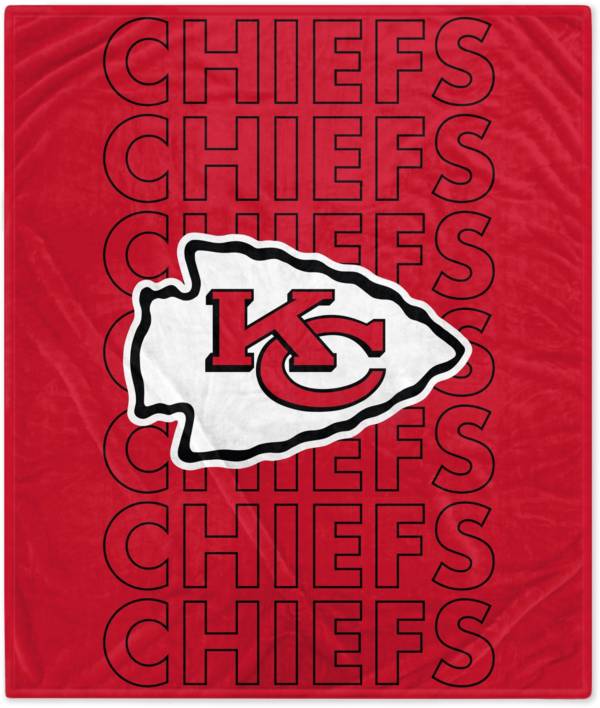 Pegasus Sports Kansas City Chiefs 60'' x 70'' Echo Wordmark Blanket