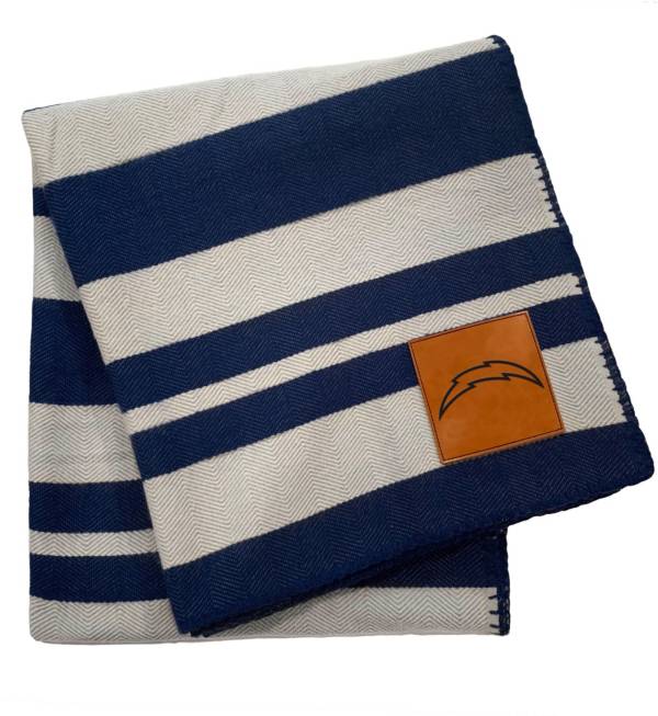 Pegasus Sports Los Angeles Chargers 60'' x 70'' Acrylic Stripe Throw Blanket