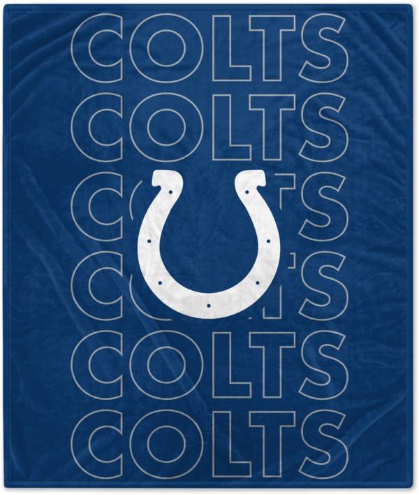 Pegasus Sports Indianapolis Colts 60'' x 70'' Echo Wordmark Blanket